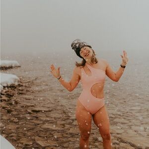 Eco Friendly Reversible One Shoulder One Piece by Sisterly Swim, Made in Canada